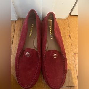 Women’s Coach Suede Loafers- Size 6